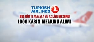 Türk Hava Yolları THY Memur Personel Alımı 2016