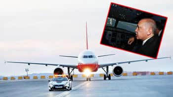 Üçüncü havalimanına ilk iniş Erdoğan'dan